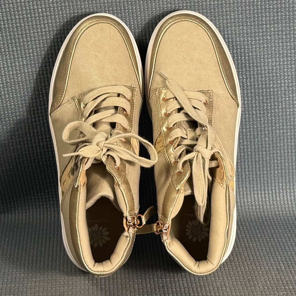 Yellow Box Women’s Edisia Fashion Platform Sneakers Bone Size 9‎ - Picture 5 of 9